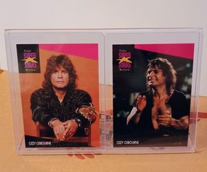1991 Ozzy Osbourne 4x6 Music Card Display
