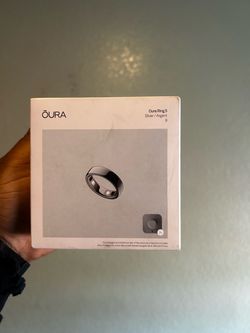 Oura Ring 5 Silver Size 9