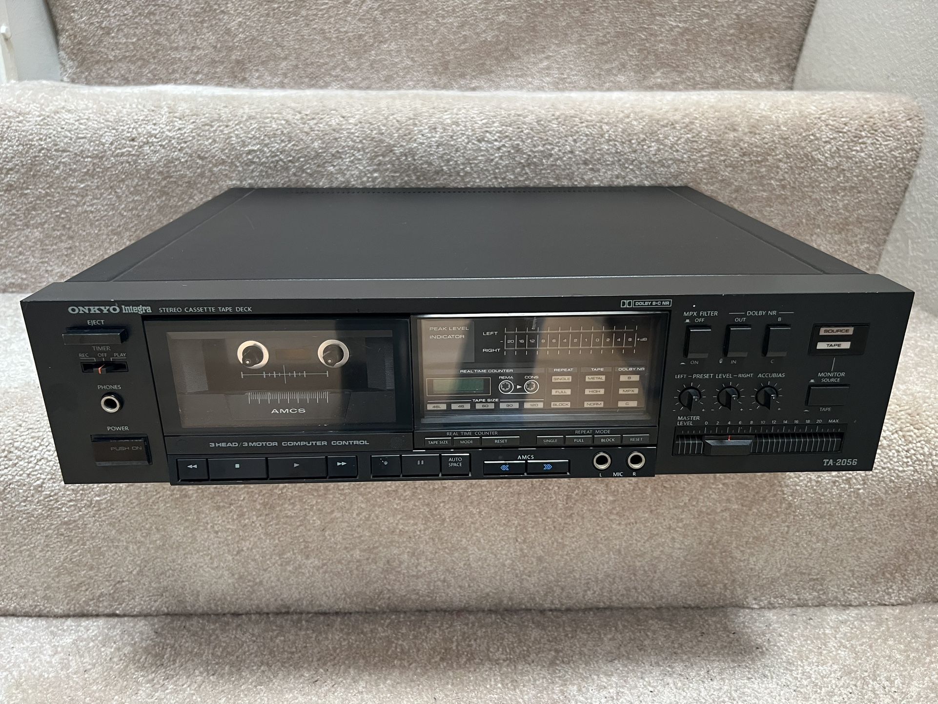 Onkyo Integra High-End TA-2056 Stereo Cassette Tape Deck 3-Head 3-Motor