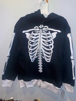 New Mad Engine Boys Skeleton Sweat jacket Hoodie Size Small Or Medium Or Large