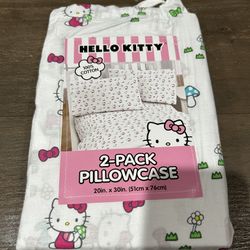 Hello Kitty 2 Pack Pillowcase