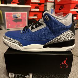 Jordan 3 Varsity Royal size 12