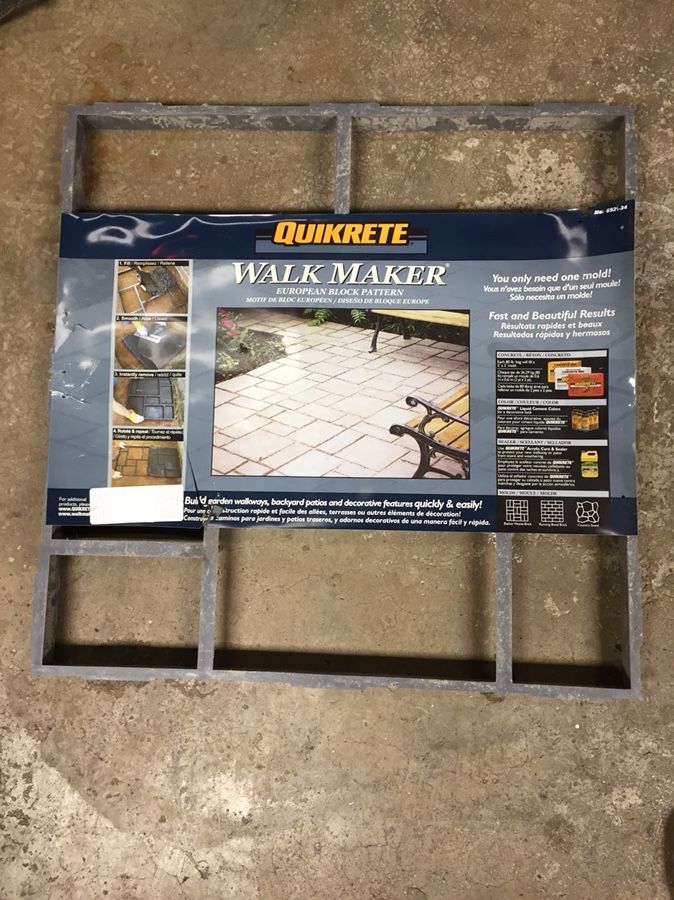 Quikrete WALK MAKER European Block concrete mold