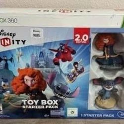 Disney Video Game Infinity Xbox 360 Toy Box Starter Pack New open box Just $15  xox