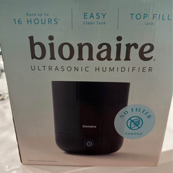 bionaire Antimicrobial Top Fill Ultrasonic Cool Mist Humidifier NEW & Sealed