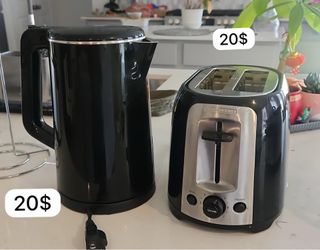 Milk frother and toaster