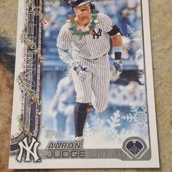 Aaron Judge 2025 Topps Holiday Christmas Lights 