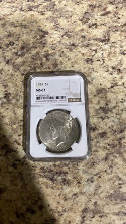 1923 MS63 Peace dollar $90 firm