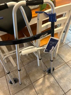 Walker - Drive Medical Lightweight Foldable Rehabilitation Walker
