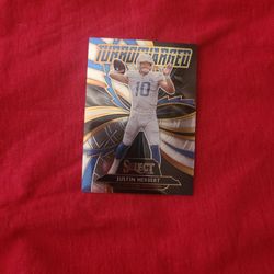 Justin Herbert Turbocharged Rookie Card 