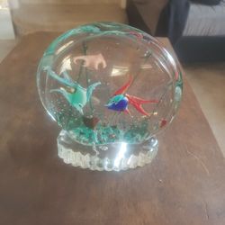 Murano Fish Paperweight Glass
