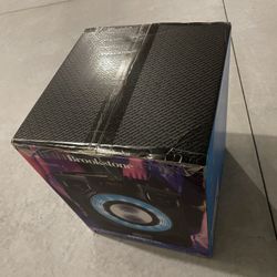 Brand New Brookstone Loud Speaker With Micro