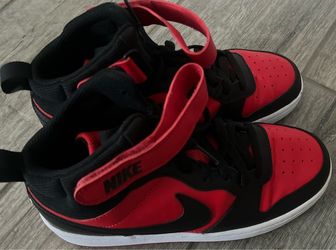 Big Youth Red and Black Nikes