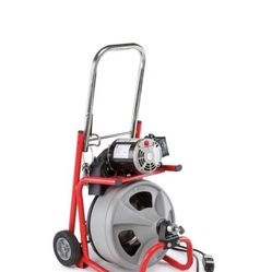 RIDGID K-400 Drain Cleaning 115-Volt Drum Machine with C-32IW 3/8 in. x 75 ft. Cable