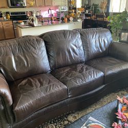 High-End All Leather Sofa