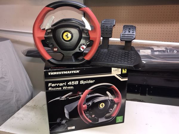 Xbox One Thrustmaster Ferrari 458 Spider Racing Wheel For Sale In Daly City Ca Offerup