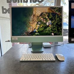 24" iMac — 3.2GHz M1 / 8GB / 256GB / 7-Core Apple GPU (Green)