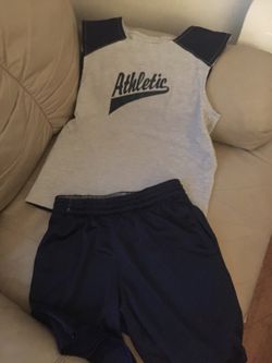 Boys shorts and reversible vest