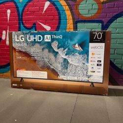 70 “ Lg Smart 4K LED HDR Tv