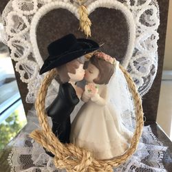 Wedding cake topper $ 25