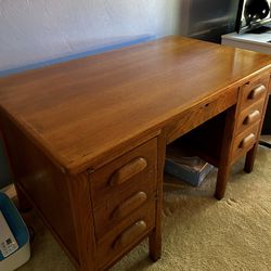 Wood desk 
