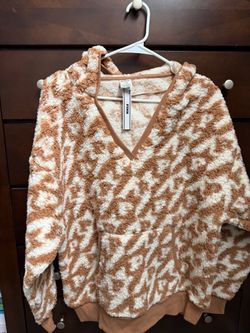 Plush Teddy hooded Jacket