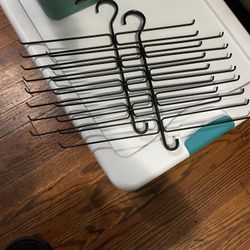 Heavy Duty  Iron Closet Hangers To Organize Clothes, Ties, Scarves And Other accessories