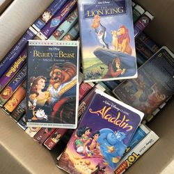 Disney VHS Tapes (56)