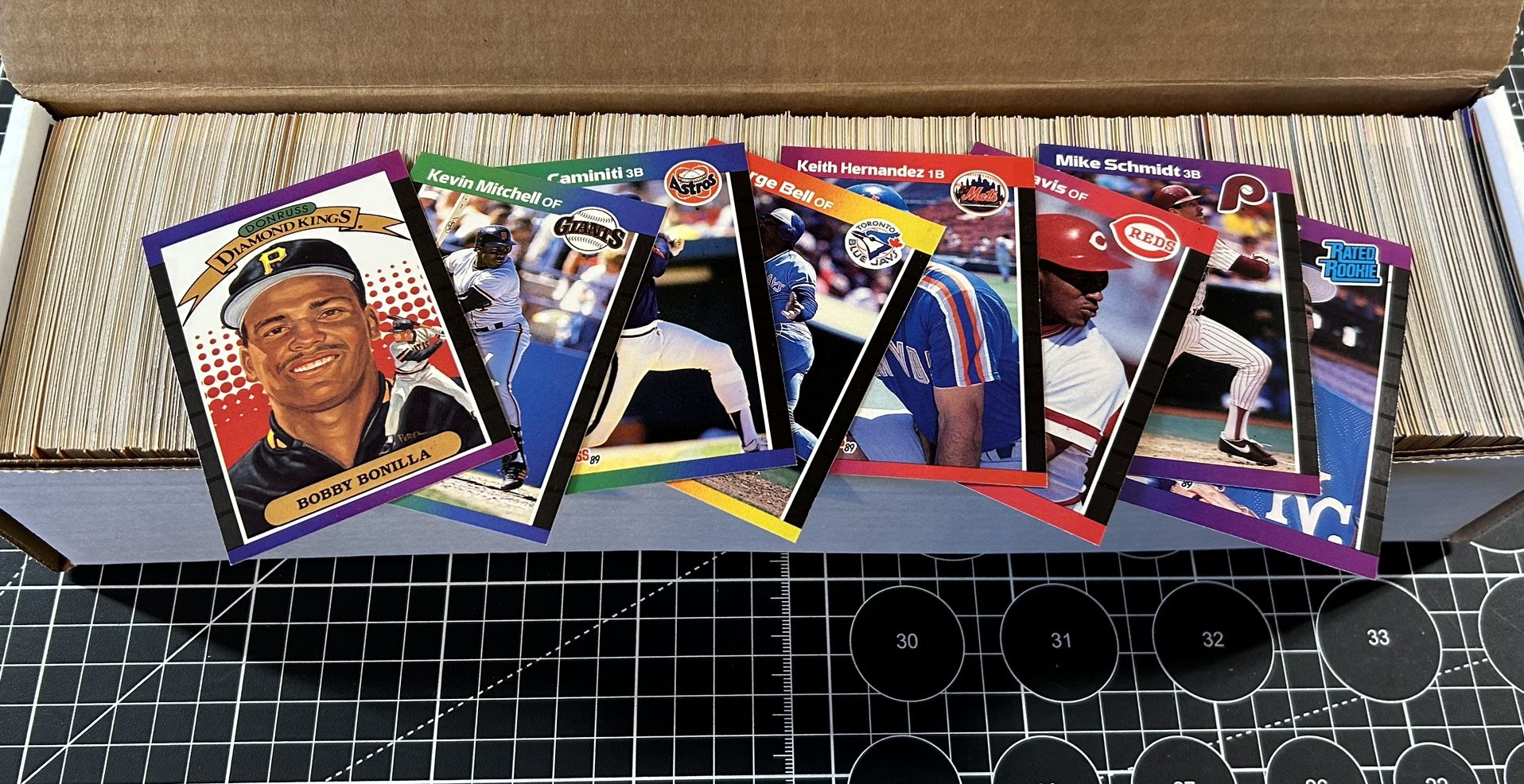 Box Of 1989 Donruss Baseball Cards 