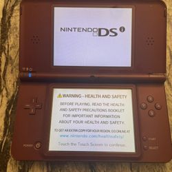 Nintendo DSi XL Burgandy Handheld System For Sale