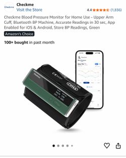 Checkme Blood Pressure Monitor. APP ENABLED, Rechargeable! NEW.