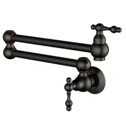 Luxury Kitchen Sturdy Pot Filler In Bronze
