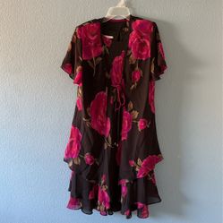 2 Piece Floral Dress
