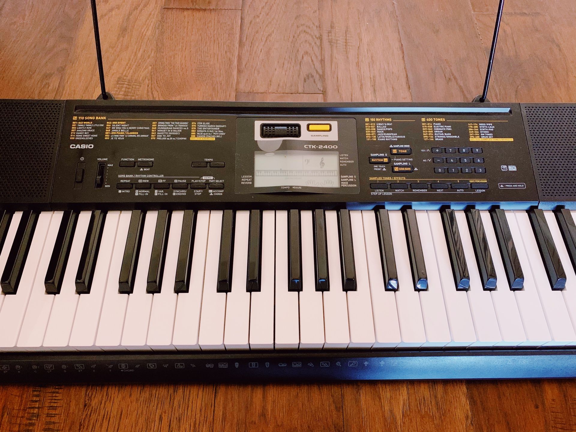 Casio keyboard piano 61key portable