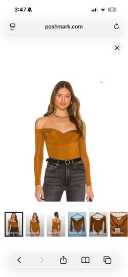 Superdown Emma off shoulder body suit