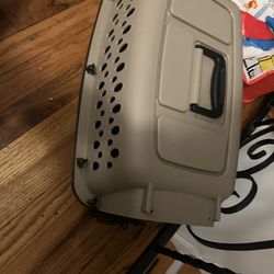 Litter Box & Small Cage 