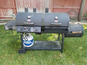 Duo with side fire box for offest smoking. Sale in West Sacramento, CA - OfferUp