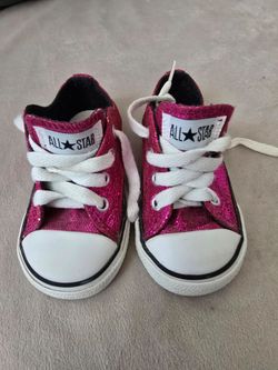 Converse All Star Toddler Glitter Sneakers sz.5 toddler