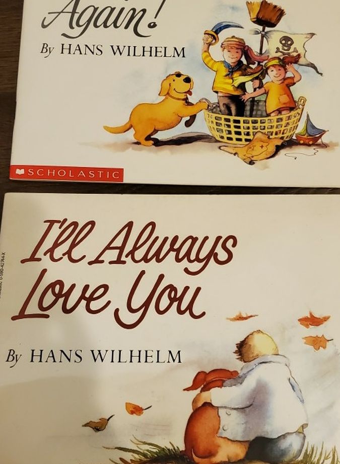 Kids Books- Two Touching Paperback Picture Books By Hans Wilhelm