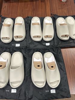 Yeezy slides YS-01 Cream Colorway size 12 (2) and size 11 (2)