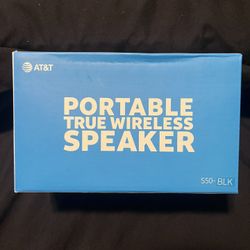 AT&T Portable Wireless Bluetooth Speaker 