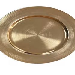 Gold Charger Plates 120 Pieces 