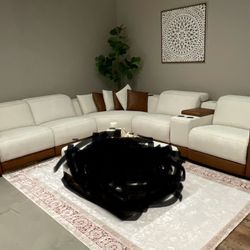 New dual power recliner sectional with wifi Bluetooth surround sound system