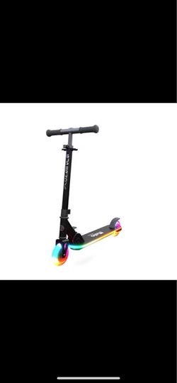 Melo Super Nova Ultimate Light-Up Kick Scooter - Black