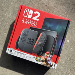 Nintendo switch 2 w Mario kart bundle