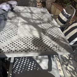 Patio Dining Table With 6 Chairs