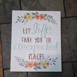 Orange and Green Floral Accents Decor