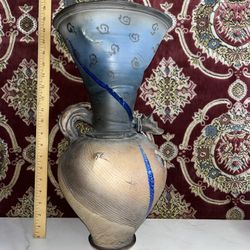 Ceramic Glazed Hand Made Vase