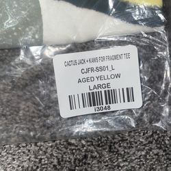 Travis Scott Cactus Jack + Kaws For Fragment Tee Size: L