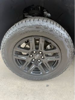 Chevy Silverado rims & tires